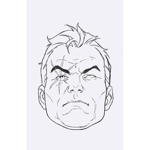 CABLE (2024) #3 1:50 MARK BROOKS HEADSHOT SKETCH VIRGIN VARIANT