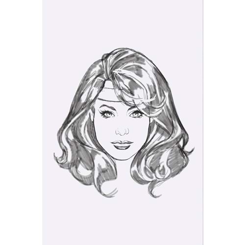 GODS # 6 1:50 MARK BROOKS HEADSHOT SKETCH VIRGIN VARIANT