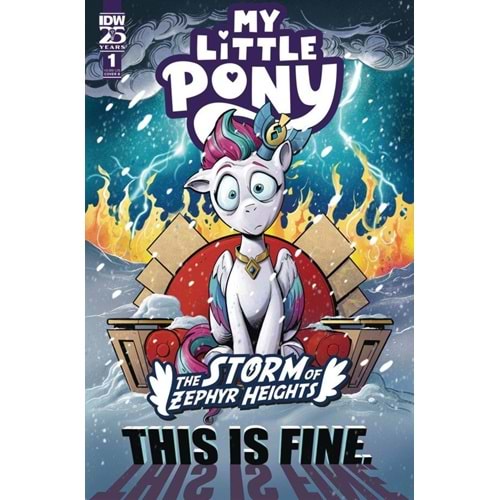 MY LITTLE PONY THE STORM OF ZEPHYR HEIGHTS # 1 COVER B ANDY PRICE