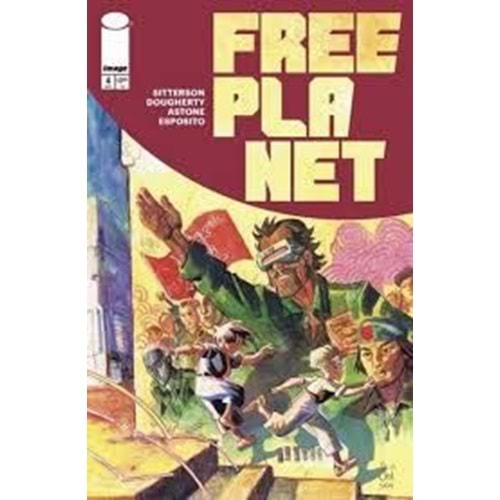 FREE PLANET #4 COVER A JED DOUGHERTY