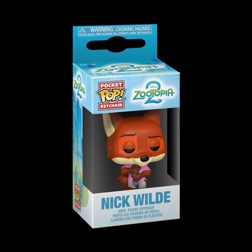 FUNKO POP ZOOTOPIA 2 NICK WILDE KEYCHAIN