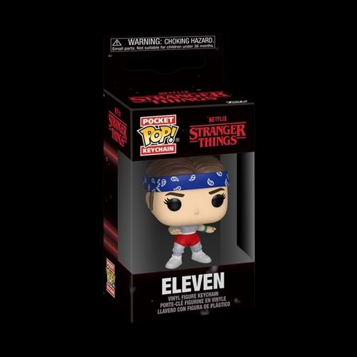 FUNKO POP STRANGER THINGS ELEVEN WITH BANDANA KEYCHAIN