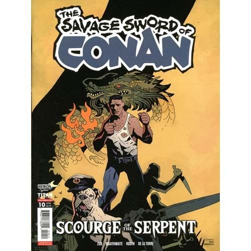SAVAGE SWORD OF CONAN # 10 COVER A MIKE MIGNOLA