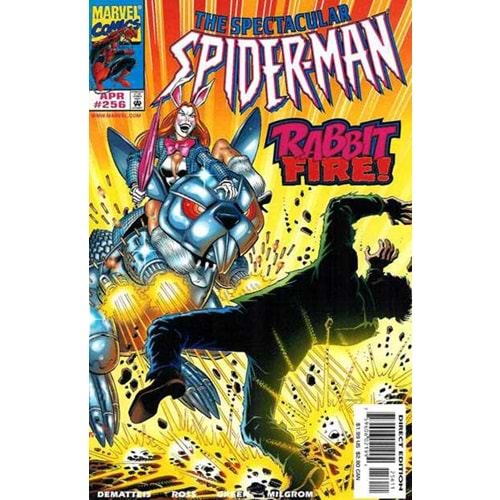 SPECTACULAR SPIDER-MAN (1976) #256 (ARKA KAPAKTA ETİKET VAR)
