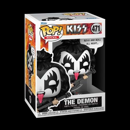 FUNKO POP ROCKS KISS THE DEMON ROCK AND ROLL ALL NIGHT 471