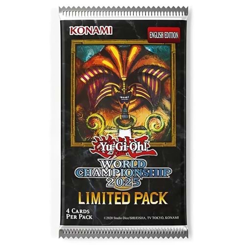 YUGIOH 2025 WORLD CHAMPIONSHIP LIMITED PACK BOOSTER PACK