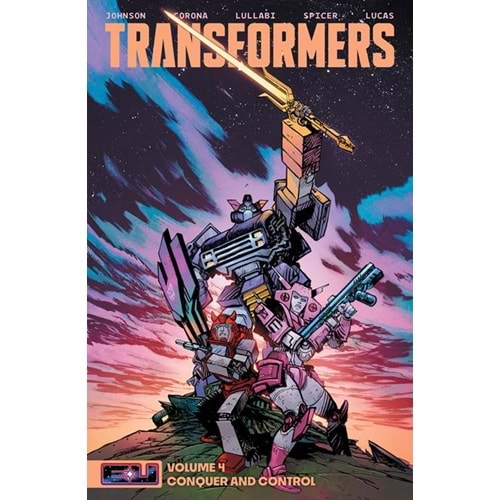 TRANSFORMERS VOL 4 CONQUER AND CONTROL TPB DIRECT MARKET EXCLUSIVE DANIEL WARREN JOHNSON & MIKE SPICER SWORD COVER