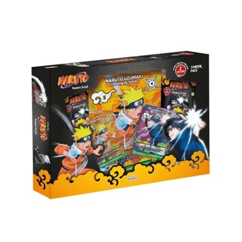NARUTO TRADING CARD GAME KONOHA SHIDO NARUTO & SASUKE STARTER PACK