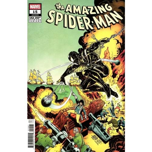 AMAZING SPIDER-MAN (2025) # 15 GIUSEPPE CAMUNCOLI 250TH HOMAGE VARIANT