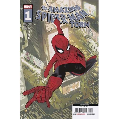 AMAZING SPIDER-MAN TORN #1 SECOND PRINTING