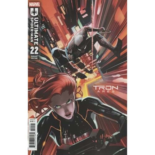 ULTIMATE SPIDER-MAN (2024) # 22 JAVIER FERNANDEZ TRON ARES VARIANT
