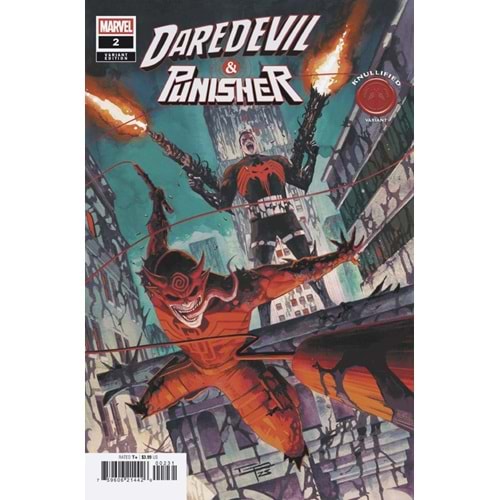 DAREDEVIL AND PUNISHER THE DEVILS TRIGGER #2 GERMAN PERALTA KNULLIFIED VARIANT