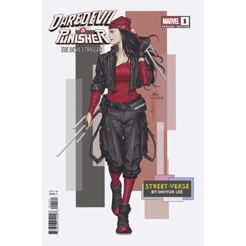 DAREDEVIL AND PUNISHER THE DEVILS TRIGGER #1 INHYUK LEE STREET-VERSE VARIANT