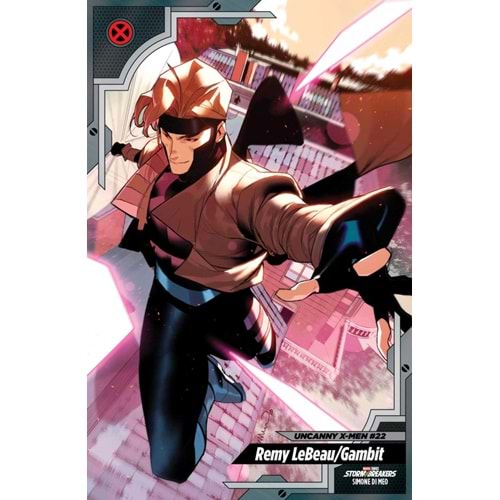 UNCANNY X-MEN (2024) # 22 SIMONE DI MEO X-MEN TRADING CARD VARIANT