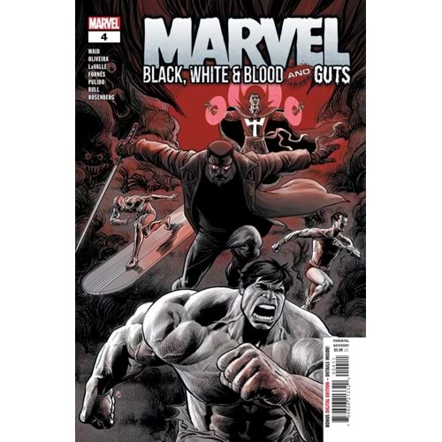 MARVEL BLACK WHITE BLOOD AND GUTS #4