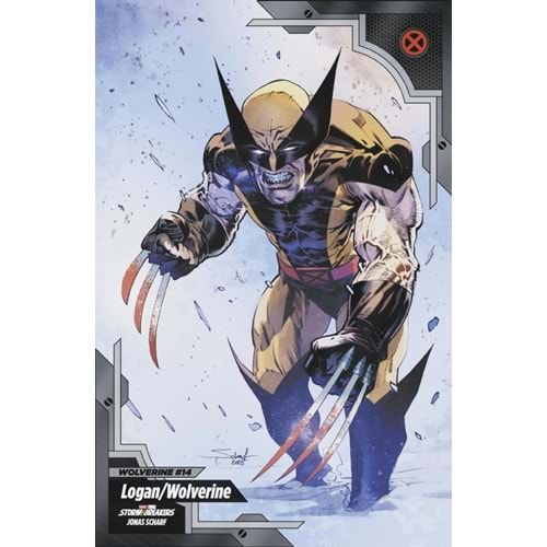 WOLVERINE (2024) # 14 JONAS SCHARF X-MEN TRADING CARD VARIANT