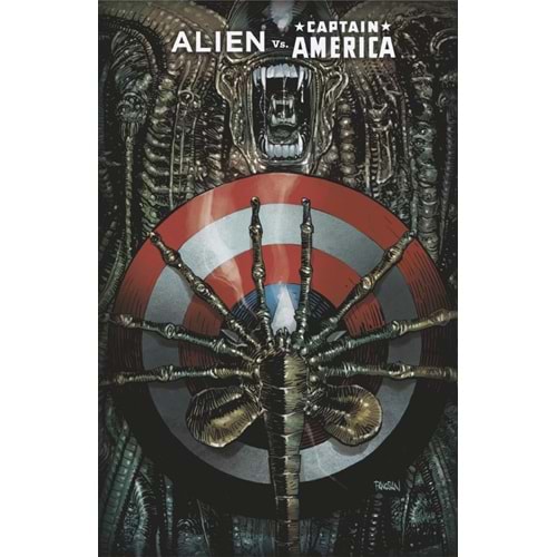 ALIEN VS CAPTAIN AMERICA #1 DAN PANOSIAN FOIL VARIANT