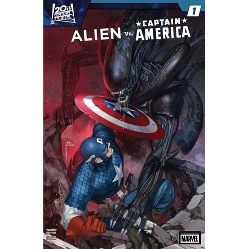 ALIEN VS CAPTAIN AMERICA #1 INHYUK LEE VARIANT