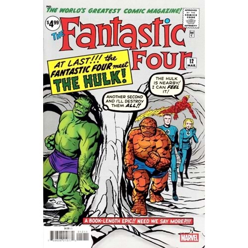 FANTASTIC FOUR # 12 FACSIMILE EDITION