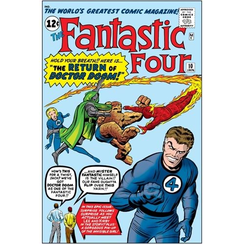 FANTASTIC FOUR # 10 FACSIMILE EDITION