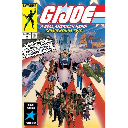 GI JOE A REAL AMERICAN HERO COMPENDIUM VOL 2 TPB DIRECT MARKET EXCLUSIVE MICHAEL GOLDEN COVER