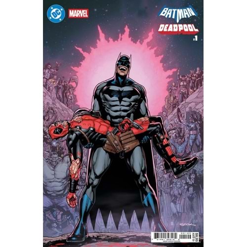 DC MARVEL BATMAN DEADPOOL #1 (ONE-SHOT) COVER R RYAN SOOK CRISIS ON INFINITE EARTHS 7 HOMAGE CARD STOCK VARIANT