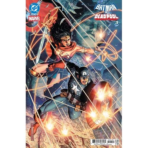 DC MARVEL BATMAN DEADPOOL #1 (ONE-SHOT) COVER E JIM CHEUNG WONDER WOMAN CAPTAIN AMERICA CARD STOCK VARIANT