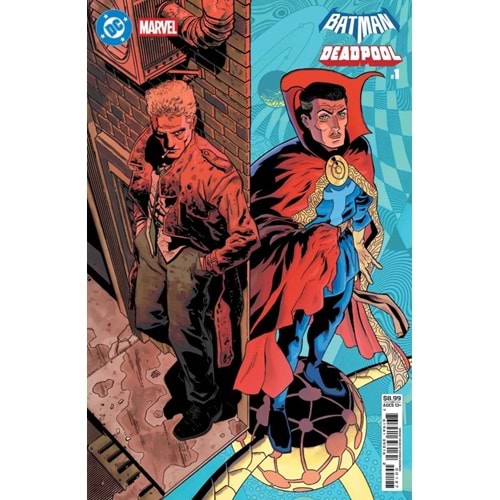 DC MARVEL BATMAN DEADPOOL #1 (ONE-SHOT) COVER P HAYDEN SHERMAN CONSTANTINE DR STRANGE CARD STOCK VARIANT