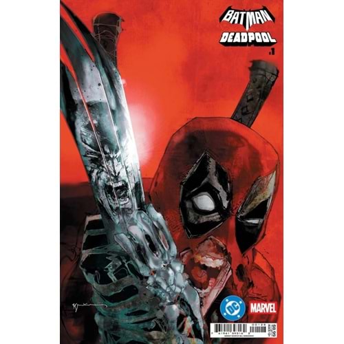 DC MARVEL BATMAN DEADPOOL #1 (ONE-SHOT) COVER Q BILL SIENKIEWICZ INCREDIBLE HULK 340 HOMAGE CARD STOCK VARIANT