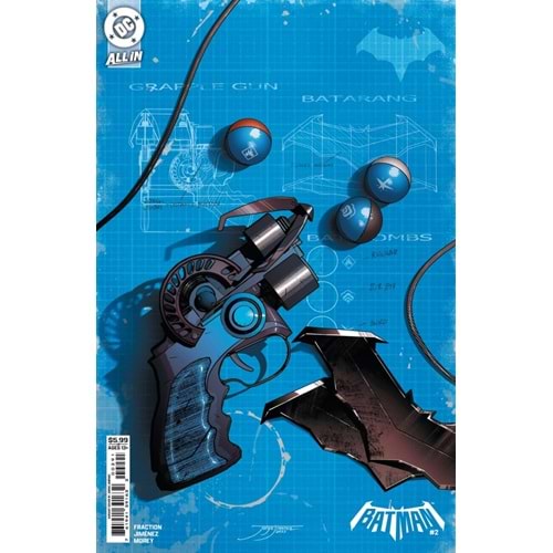 BATMAN (2025) #2 COVER F JORGE JIMENEZ BAT-GADGET CARD STOCK VARIANT