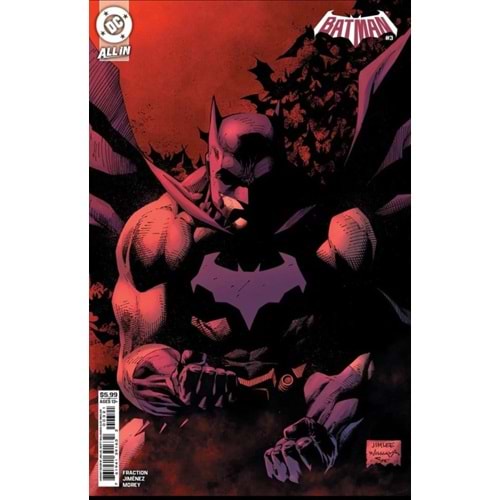 BATMAN (2025) #3 COVER B JIM LEE CARD STOCK VARIANT