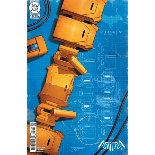 BATMAN (2025) #4 COVER E JORGE JIMENEZ BAT-GADGET CARD STOCK VARIANT
