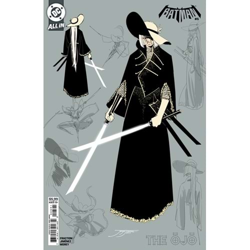 BATMAN (2025) #5 COVER G JORGE JIMENEZ THE OJO DESIGN CARD STOCK VARIANT