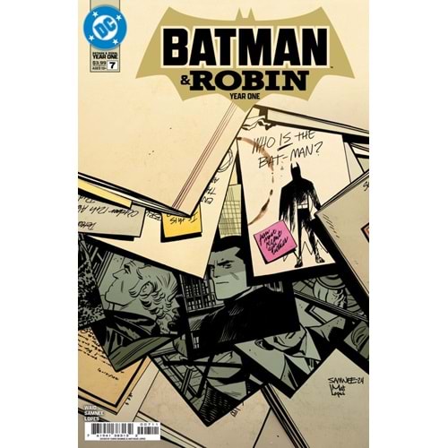 BATMAN AND ROBIN YEAR ONE # 7 (OF 12) COVER A CHRIS SAMNEE