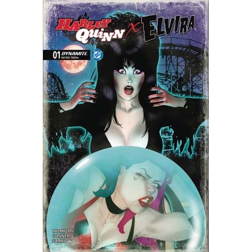 HARLEY QUINN X ELVIRA #1 COVER D BEN CALDWELL VARIANT