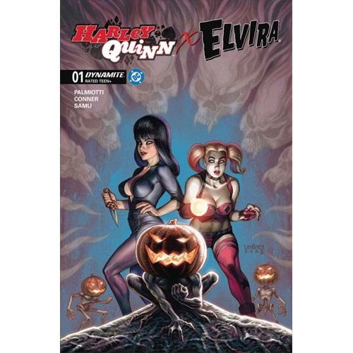 HARLEY QUINN X ELVIRA #1 COVER C JOSEPH MICHAEL LINSNER VARIANT