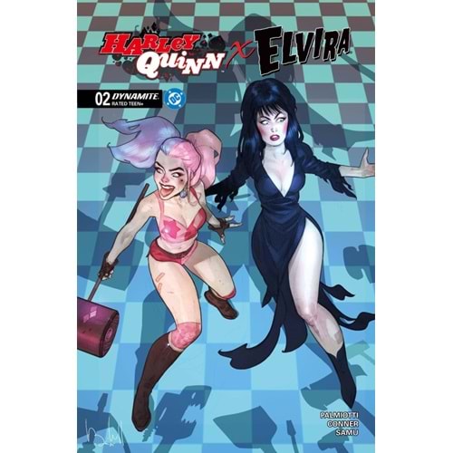 HARLEY QUINN X ELVIRA #2 COVER D BEN CALDWELL VARIANT