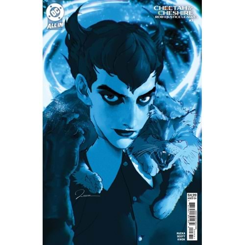CHEETAH AND CHESHIRE ROB THE JUSTICE LEAGUE #3 (OF 6) COVER B GERALD PAREL CARD STOCK VARIANT