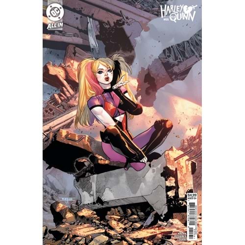 HARLEY QUINN (2021) # 55 COVER C MAHMUD ASRAR CARD STOCK VARIANT