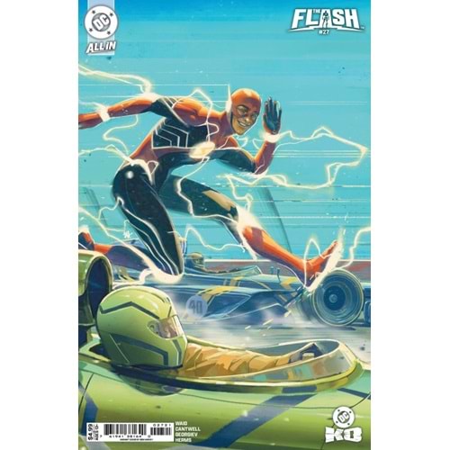 FLASH (2023) # 27 COVER B BEN HARVEY CARD STOCK VARIANT (DC K.O.)