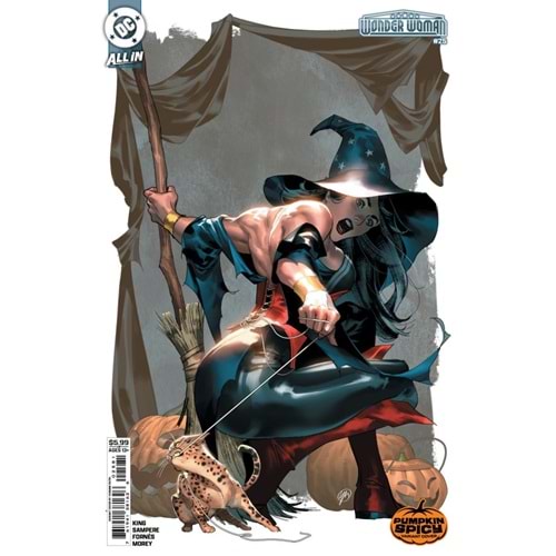 WONDER WOMAN (2023) # 25 COVER E YASMINE PUTRI PUMPKIN SPICY CARD STOCK VARIANT