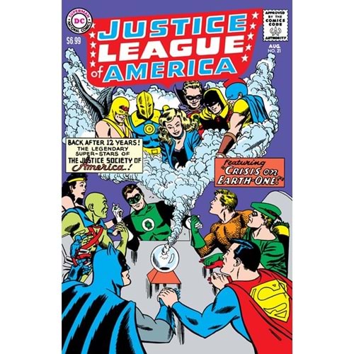 JUSTICE LEAGUE OF AMERICA #21 FACSIMILE EDITION COVER B MIKE SEKOWSKY FOIL VARIANT