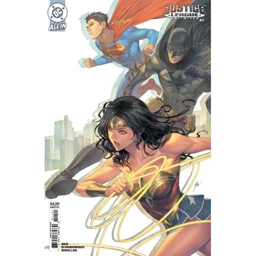 JUSTICE LEAGUE UNLIMITED (2024) # 11 COVER D HOMARE CARD STOCK VARIANT