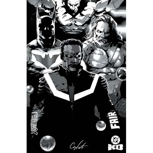 JUSTICE LEAGUE UNLIMITED (2024) # 14 COVER E STEVAN SUBIC GLOW-IN-THE-DARK VARIANT (DC K.O.)