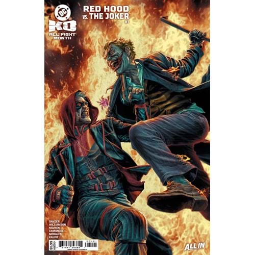 DC K.O. RED HOOD VS JOKER #1 (ONE-SHOT) COVER C LEE BERMEJO CARD STOCK VARIANT