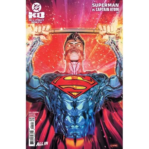 DC K.O. SUPERMAN VS CAPTAIN ATOM #1 (ONE-SHOT) COVER B JOHN GIANG CARD STOCK VARIANT