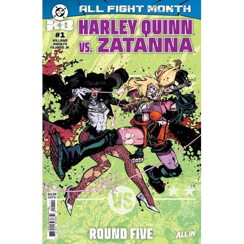 DC K.O. HARLEY QUINN VS ZATANNA #1 (ONE-SHOT) COVER A JORGE CORONA