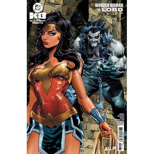 DC K.O. WONDER WOMAN VS LOBO #1 (ONE-SHOT) COVER B DAN PANOSIAN CARD STOCK VARIANT