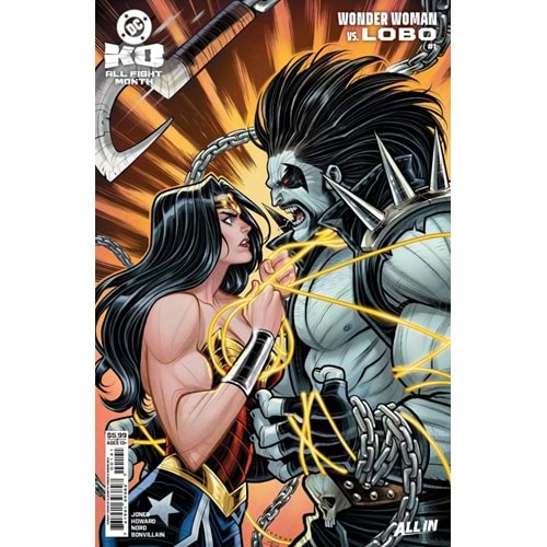 DC K.O. WONDER WOMAN VS LOBO #1 (ONE-SHOT) COVER D ELIZABETH TORQUE CARD STOCK VARIANT