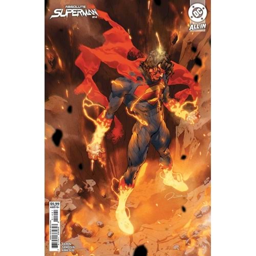 ABSOLUTE SUPERMAN # 14 COVER B GERALD PAREL CARD STOCK VARIANT